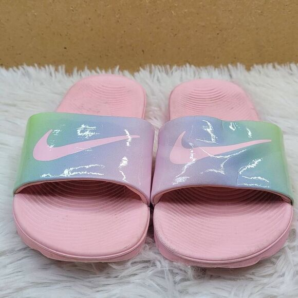 Nike Girls Kawa Tie Dye Slide Sandals- Size 13 - Picture 2 of 9